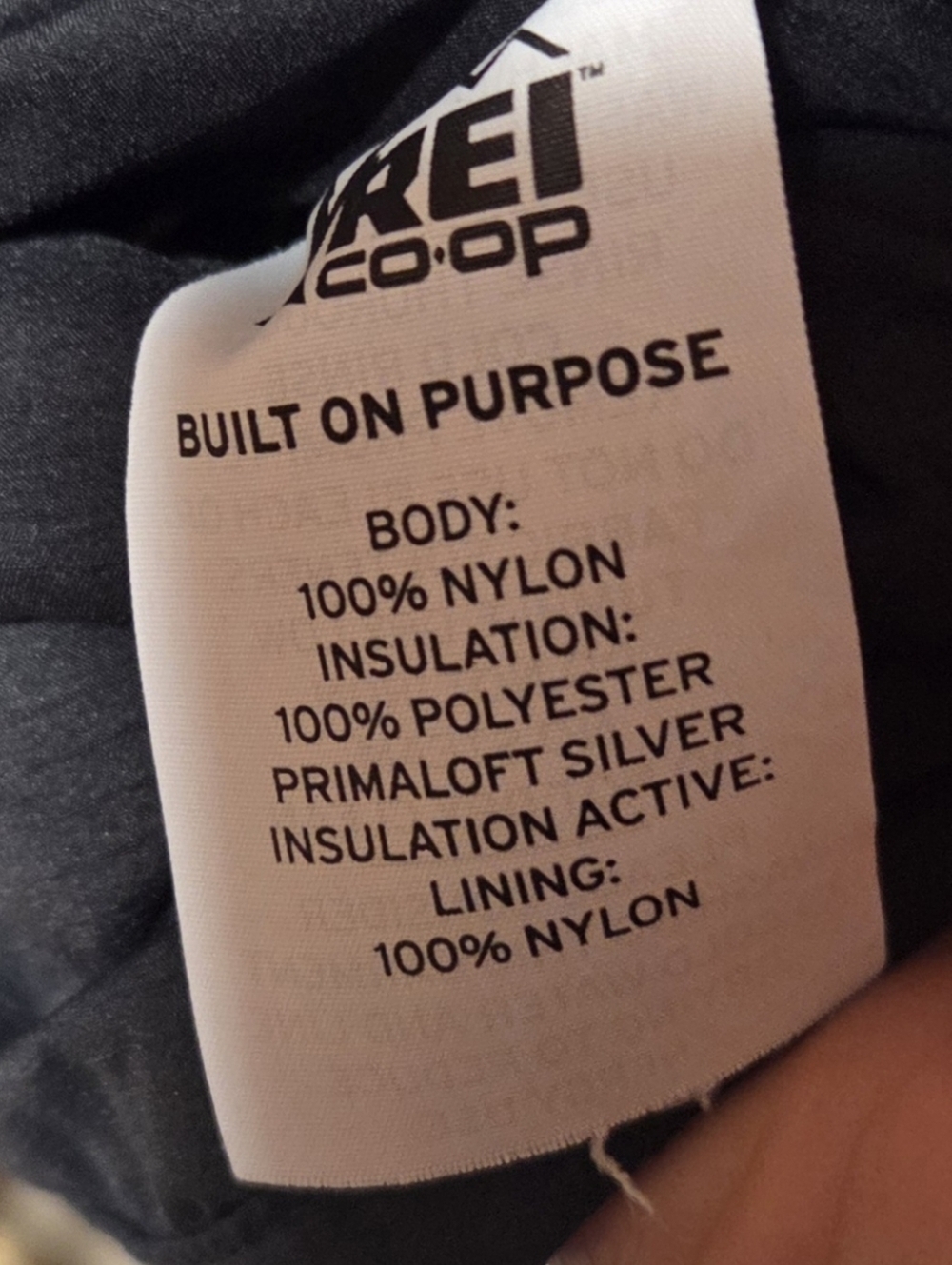 REI Co-Op Womens Black Primaloft Insulated Puffer Vest Size XL - Picture 5 of 5